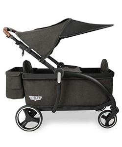 Keenz Class Push Pull Baby Toddler Kids Stroller Wagon with 1 Touch Brake, Foldable Design, Activity Tray, Storage Bin, and Removeable Canopy, Black from Keenz
