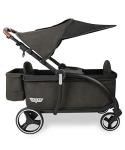 Keenz Class Push Pull Baby Toddler Kids Stroller Wagon with 1 Touch Brake, Foldable Design, Activity Tray, Storage Bin, and Removeable Canopy, Black from Keenz