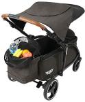Keenz Class Push Pull Baby Toddler Kids Stroller Wagon with 1 Touch Brake, Foldable Design, Activity Tray, Storage Bin, and Removeable Canopy, Black from Keenz