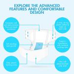 TREST Elite Briefs for Men and Women, Overnight Diapers for Incontinence, Elite Absorbency, Comfortable, Odor Neutralizing and Secure Fit with 2 Wide Tabs - White, Medium (Pack of 10) from TREST