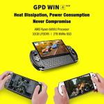 HMNY GPD Win 4-[AMD Ryzen 7 6800U CPU] 6 Inch Mini Handheld Video Game Console Win 11 Laptop 1920 * 1080 Touch Screen Tablet PC (32GB+2TB) by HMNY