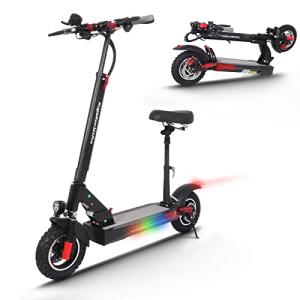 KUGOO Kirin M4Pro Electric Scooter Adults, 864WH Power, 43Miles Range, 30MPH Max Speed, 10" Off-Road Tires, Folding Commuter Electric Scooter with Seat from Shenzhen Teamgee Electronics Co.,Ltd