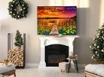 2 Pack Puzzles for Adults 1000 Pieces Hawaii Beach Sunrise and Colorful Lake at Sunset Puzzles, Nature National Parks Jigsaw Puzzles for Adults 1000 Pieces and Up by WISHDIAM