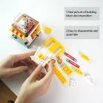 LITTCO Building Blocks City Street View Building Toy 3D Toy Blocks DIY Bricks Toys Building Set Unique Home Decor, Birthday Compatible with Lego Blocks Building Set (Burger Shop) from LITTCO