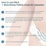 Ybrain Pola - Wearable Sleep Aid Device for Insomnia and Relaxation Neurostimulation Tech for Better Sleep and Calming, Relieve Stress and Anxiety, Relax Muscle by YBRAIN