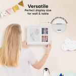 Baby Hand and Footprint Kit - Baby Footprint Kit - Baby Keepsake - Baby Shower Gifts for Mom - Baby Picture Frame for Baby Registry Boys,Girls (Alpine White) by KeaBabies