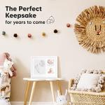 Baby Hand and Footprint Kit - Baby Footprint Kit - Baby Keepsake - Baby Shower Gifts for Mom - Baby Picture Frame for Baby Registry Boys,Girls (Alpine White) by KeaBabies