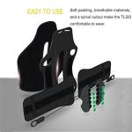 TODDOBRA TLSO Thoracic Full Back Brace for Men and Women - Universal Treat Kyphosis, Compression Fractures, Osteoporosis, Upper Spine Injuries, and Pre or Post Surgery with Hard Lumbar Support by TODDOBRA