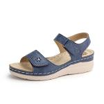 JABASIC Women Comfortable Sandals Orthotic Walking Sandals Orthopedic Arch Support Sandals (9M,Navy) by 