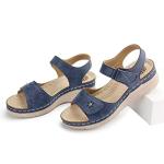 JABASIC Women Comfortable Sandals Orthotic Walking Sandals Orthopedic Arch Support Sandals (9M,Navy) by 
