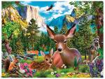 Ceaco - Harmony Collection - Deer Harmony - 550 Piece Jigsaw Puzzle by Ceaco