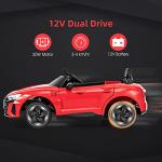 INFANS 12V Kids Ride On Car, Licensed Audi RS e-tron GT Electric Vehicle with Remote Control, Toddlers Battery Powered Toy with 4 Wheels Suspension, LED Headlight, Music, MP3, USB, TF Port (Red) from INFANS