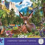 Ceaco - Harmony Collection - Deer Harmony - 550 Piece Jigsaw Puzzle by Ceaco