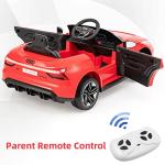 INFANS 12V Kids Ride On Car, Licensed Audi RS e-tron GT Electric Vehicle with Remote Control, Toddlers Battery Powered Toy with 4 Wheels Suspension, LED Headlight, Music, MP3, USB, TF Port (Red) from INFANS