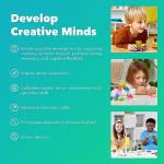 PLUS PLUS - GO! Educational Tub Wheel Mix - 2,600 Pieces / 15 Chassis / 24 Wheels / 36 Big Wheels - Construction Building Stem / Steam Toy, Kids Mini Puzzle Blocks from Plus-Plus