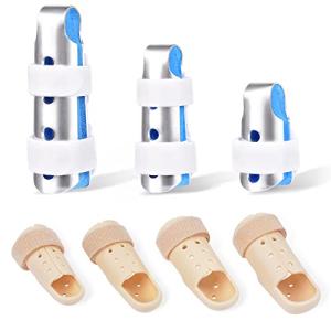 Sopito Finger Splint, 7PCS Finger Support Brace Finger Stabilizer for Broken Fingers Straightening Arthritis Knuckle Immobilizationï¼Blue from Sopito