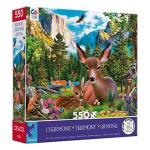 Ceaco - Harmony Collection - Deer Harmony - 550 Piece Jigsaw Puzzle by Ceaco