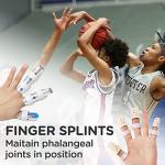 Sopito Finger Splint, 7PCS Finger Support Brace Finger Stabilizer for Broken Fingers Straightening Arthritis Knuckle Immobilizationï¼Blue from Sopito