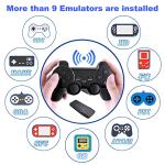 Wireless retro game console,retro game stick,nostalgia stick game,4K HDMI Output,Plug and Play Video Game Stick Built in 10000+ Games,9 Classic Emulators, with Dual 2.4G Wireless Controllers(64G) by Gxegauy