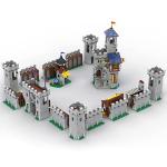 Topoo Medieval Castle Building Kit, Street View House Modular Building Blocks Set Compatible with Lego Architecture Creator 4363Pcs MOC-113656 from Topoo