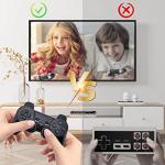 Wireless retro game console,retro game stick,nostalgia stick game,4K HDMI Output,Plug and Play Video Game Stick Built in 10000+ Games,9 Classic Emulators, with Dual 2.4G Wireless Controllers(64G) by Gxegauy