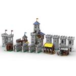 Topoo Medieval Castle Building Kit, Street View House Modular Building Blocks Set Compatible with Lego Architecture Creator 4363Pcs MOC-113656 from Topoo