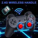 Wireless retro game console,retro game stick,nostalgia stick game,4K HDMI Output,Plug and Play Video Game Stick Built in 10000+ Games,9 Classic Emulators, with Dual 2.4G Wireless Controllers(64G) by Gxegauy
