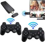 Wireless retro game console,retro game stick,nostalgia stick game,4K HDMI Output,Plug and Play Video Game Stick Built in 10000+ Games,9 Classic Emulators, with Dual 2.4G Wireless Controllers(64G) by Gxegauy