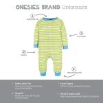 Onesies Brand Baby Boy's 3-Pack Snug Fit One-Piece Cotton Pajamas, Stripes & Doggies, 0-3 Months from Onesies Brand