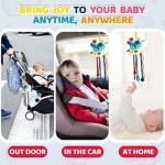 Hifunwu Baby Toys Montessori Toys for 18M+, Food Grade UFO Silicone Pull Toy Sensory Toys for Baby 6-12 Months, Travel Toys Fine Motor Skills Toys for Baby from Hiwu