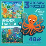 Ceaco - 3 in 1 Multipack - Undersea - (3) 48 Piece Jigsaw Puzzles by Ceaco