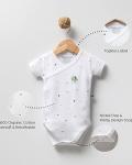 KiddyTurtles Baby Essential 100% Organic Cotton 10Pcs 0-3 Months Baby Clothes Layette Gift Pack for Baby Girls or Baby Boys, Gender Neutral Baby Clothes, Must haves, Baby Shower from 