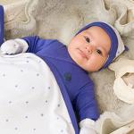 KiddyTurtles Baby Essential 100% Organic Cotton 10Pcs 0-3 Months Baby Clothes Layette Gift Pack for Baby Girls or Baby Boys, Gender Neutral Baby Clothes, Must haves, Baby Shower from 