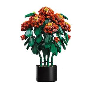 BDYDT Decor Lantana Camara Building Blocks Set,Artificial Plant Building Set with Flowers(1614 Pieces) Toys Gifts for Kid and Adult from BDYDT