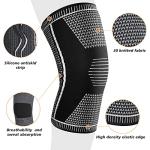 IFWIND 2 Pack Knee Compression Sleeves,Knee Braces for Knee Pain,Knee Sleeves for Men & Women,Knee Support for Basketball,Running,Hiking,Meniscus Tear,Arthritis,Joint Pain Relief from IFWIND