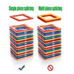 Rock Goldfish Magnetic Blocks Building Toys for Kids, Magnetic Tiles STEM Kit Educational Stacking Blocks Toys for Boys and Girls(X-19) from Rock Goldfish