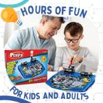 Playz Electrical Circuit Board Engineering Kit for Kids with 25+ STEM Projects Teaching Electricity, Voltage, Currents, Resistance, & Magnetic Science | Gift for Children Age 8, 9, 10, 11, 12, 13+ by Playz