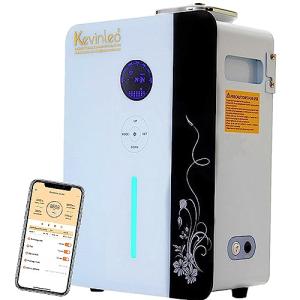 Kevinleo Scent Machine HVAC for 3,500-7,500 sq.ft Area,WiFi App Control,Powerful Scent,100% Configuration WiFi,Waterless,Oil Test,Oil-Left Known,HVAC Scent Diffuser Machine for Hotel Home Business by Kevinleo