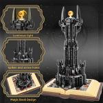NEWABWN Lord Castle Architecture Building Set with Glowing Lighting for Adults, STEM Gift Toy for Boys Kids Ages 8-14, The King of The Magic Rings Dark Tower Barad Dur Model for Collection (969PCS) from Shantou Yichao Technology Co., LTD