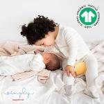 Magnetic Me SIMPLY Unisex One-Piece Footie Pajamas and Coverall Set 100% Organic Cotton Baby Clothing with Quick Magnetic Fastener Gray Dancing Elephants 3-6 Months from AMA34U36-3-6M