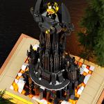 NEWABWN Lord Castle Architecture Building Set with Glowing Lighting for Adults, STEM Gift Toy for Boys Kids Ages 8-14, The King of The Magic Rings Dark Tower Barad Dur Model for Collection (969PCS) from Shantou Yichao Technology Co., LTD