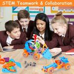 132PCS Building Blocks STEM Toys for 6 7 8 9 10+ Year Old Boys Birthday Gifts Educational Autistic Toy Building Set Stem Projects for Kids Ages 6-8 8-10 8-12 Steam Activities Creative Learning Games from Tsomtto