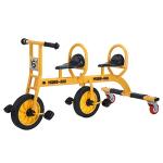 Kids Tricycle for Riders Ages 2+,Preschool Playground Boys Girls Tandem Tricycle,Kids Outdoor Play Equipment,Big Wheel Kids Trike with Inflation-Free Rubber Wheels from WOGDKS