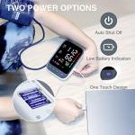 Blood Pressure Machine, Automatic Digital Upper Arm Blood Pressure Monitor with Adjustable Large Cuff, Irregular Heartbeat & Hypertension Detector from 1st Aid