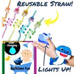 Q&M Novelties Baby Shark Backpack Gift Set Bundle (5 Pack), Kids Baby Shark Toys Plush Toddler Play Set, Yellow- Baby Shark by Q&M Novelties