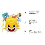 Q&M Novelties Baby Shark Backpack Gift Set Bundle (5 Pack), Kids Baby Shark Toys Plush Toddler Play Set, Yellow- Baby Shark by Q&M Novelties