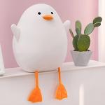 DRUNKENRIVER Cute Duck Stuffed Animals Sleeping Pillows Gifts for Girls Teens White Plushie Hugging Animal Super Soft Toys Christmas, Valentine's Day Gifts (White,27.5inches) from DRUNKENRIVER