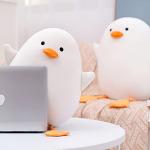 DRUNKENRIVER Cute Duck Stuffed Animals Sleeping Pillows Gifts for Girls Teens White Plushie Hugging Animal Super Soft Toys Christmas, Valentine's Day Gifts (White,27.5inches) from DRUNKENRIVER