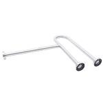 Toilet Safety Rail Stainless Steel Toilet Handle Handrail Toilet Bars Shower Assist Aid for Elderly, Handicap, Disabled, Seniors, Load-Bearing Up to 75kg from mignonneshop