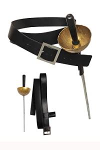 Cekalue Kids Puss Cosplay Sword Adjustable Leather Holder Belt Medieval Pirate Rapier Scabbard Cat in Boots Costume Accessory from Cekalue